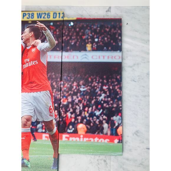 ARSENAL Fútbol Club AFC Goal Celebration 4-Piece Canvas Wrap TOTTENHAM 2016 EUC - Picture 7 of 12